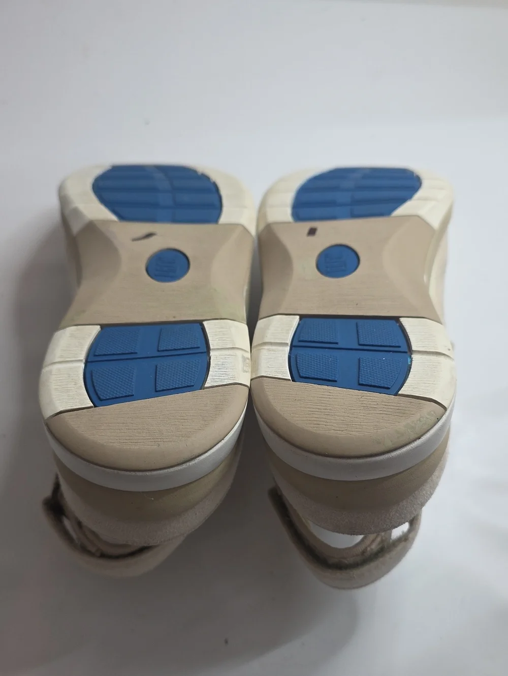 DREW ODYSSEY SLINGBACK ORTHOPEDIC HOOK/LOOP CREAM SUEDE WALKING SHOES LADIES 9.5